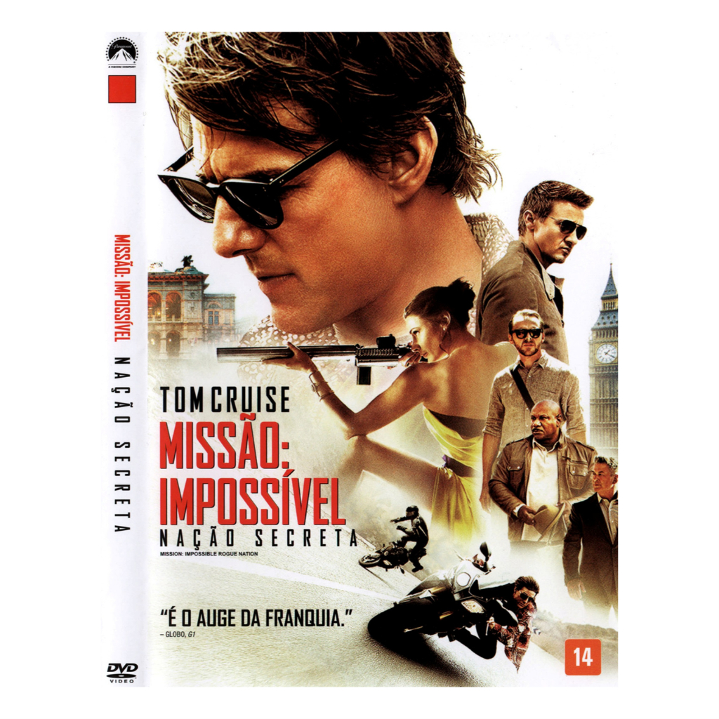Dvd Filme: Missão: Impossível 5 Nação Secreta (2015) - Dublado e Legendado