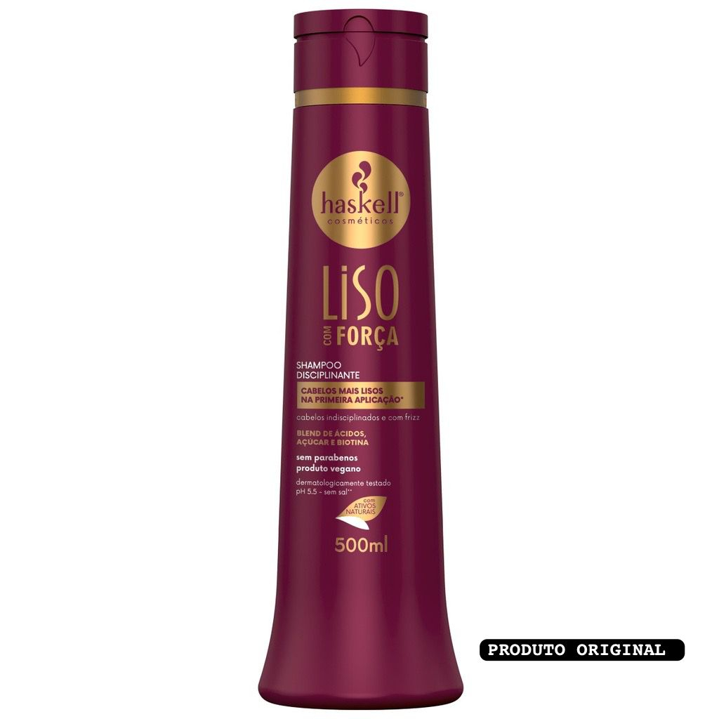Shampoo Liso com Força 500ml - Haskell