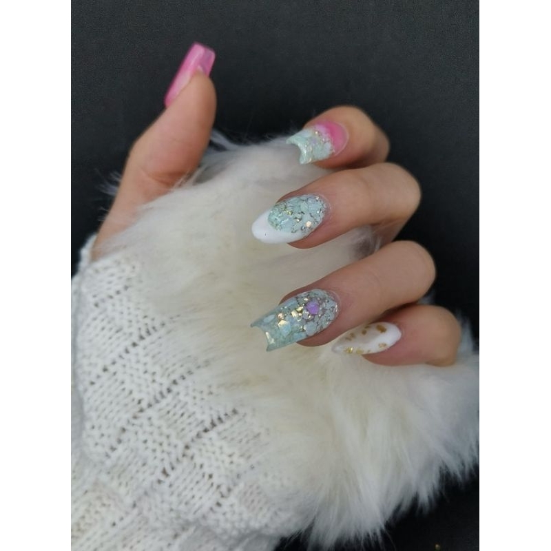 Luva para tirar foto de unha/Par