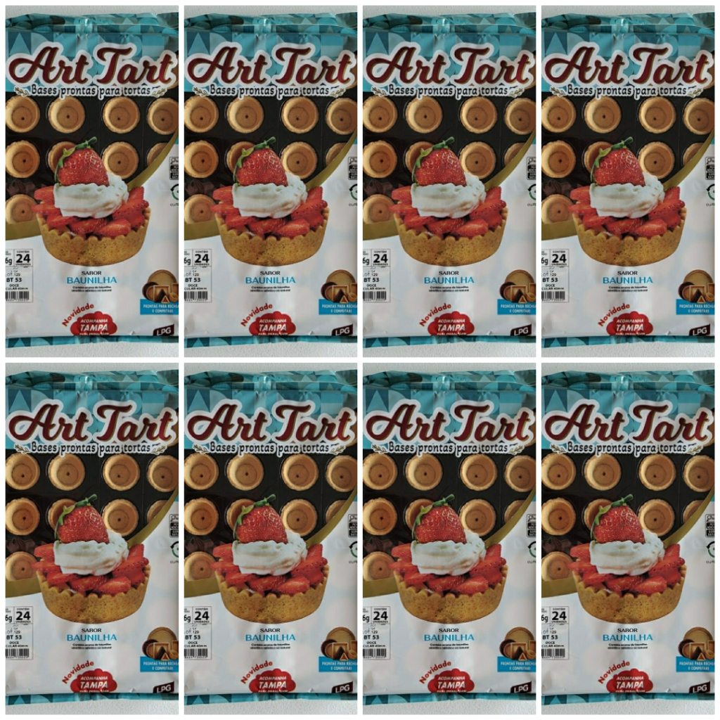 Base Tortinha Art Tart Doce 4 Cm, com 192 Unid. em Oferta na Shopee