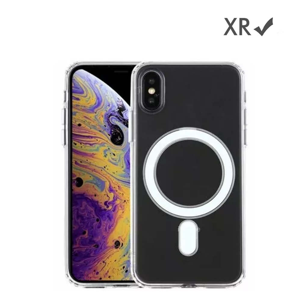 Capa Magnética Translúcida para Carregador de Indução (Sem Fio) iPhone XR em Oferta na Shopee