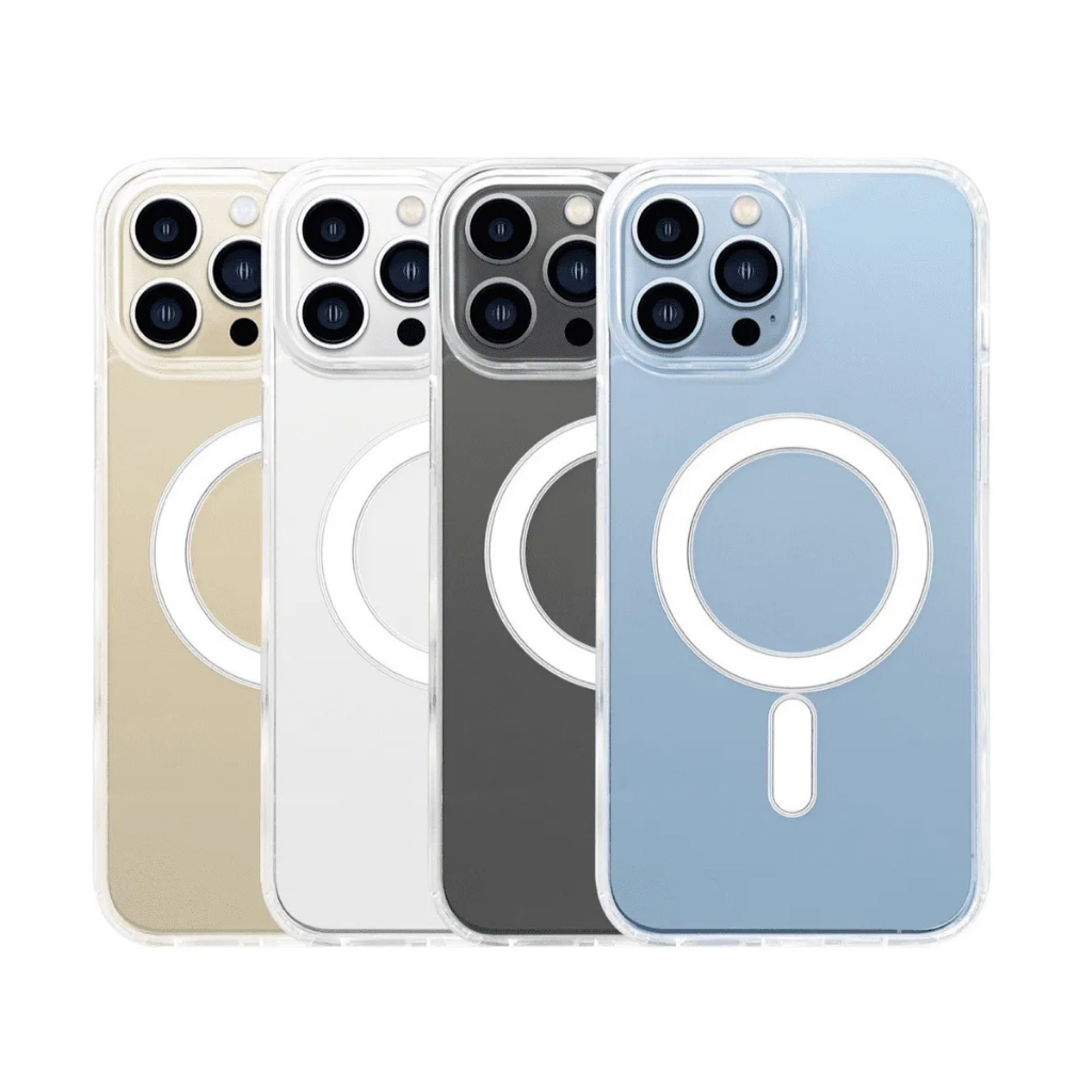 Capa Magnética iPhone Transparente Para Carregador de Indução (Sem Fio) em Oferta na Shopee