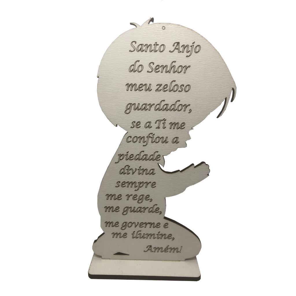 10 anjo menino para batizado crisma primeira comunhão lembrancinha mdf branco