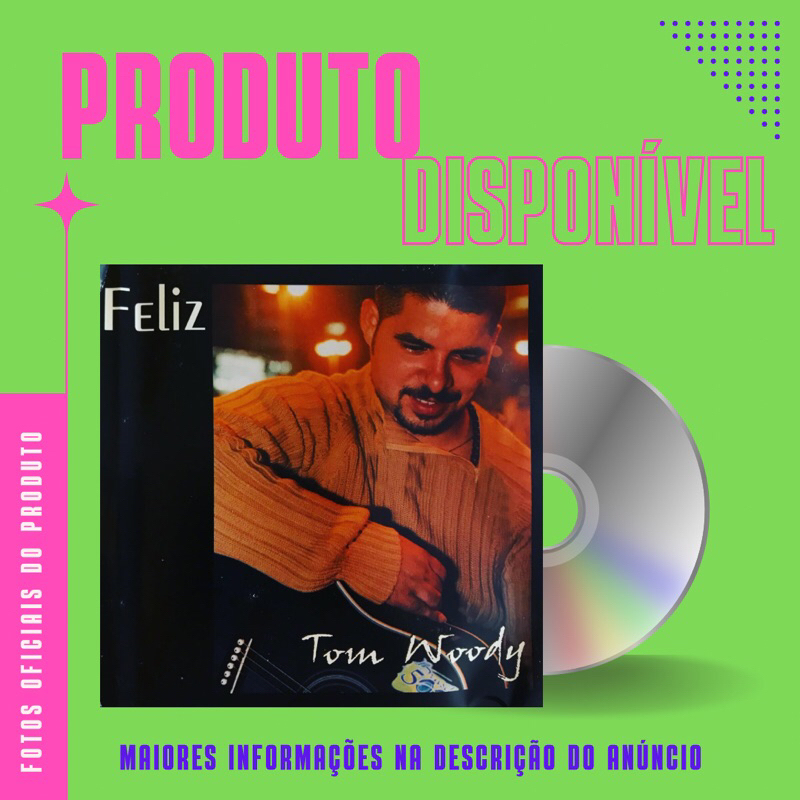 CD AUTOGRAFADO TOM WOODY - FELIZ