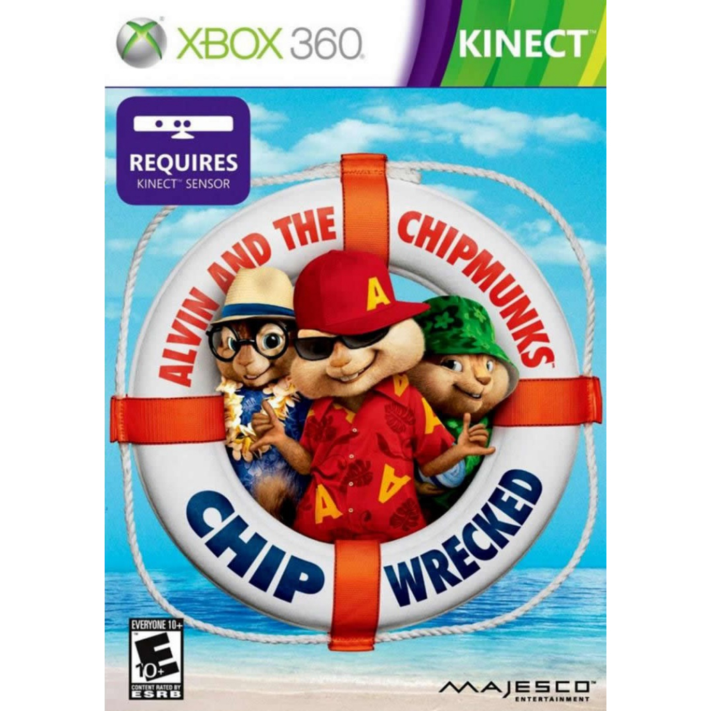 alvin and the chipmunks chip wrecked kinect xbox 360 MIDIA FÍSICA