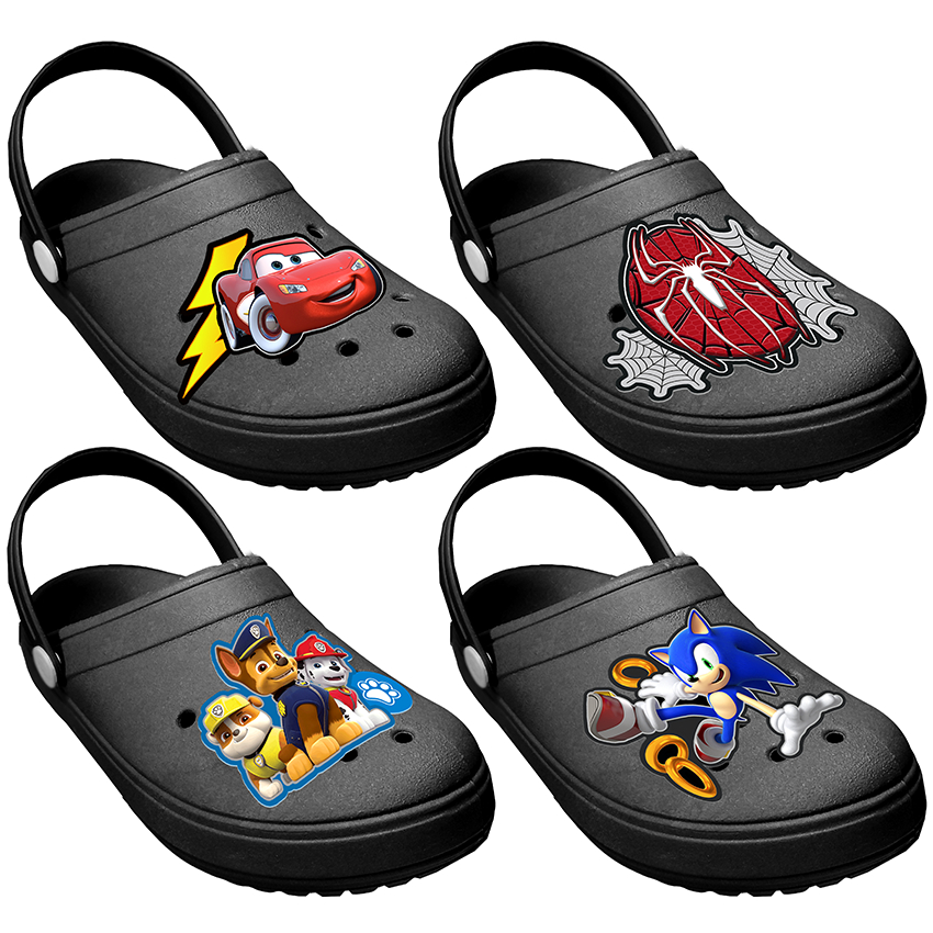 Babuche PX Infantil Menino Sandália  Papete Chinelo  Personagens Confortável e Leve Astronauta Carro