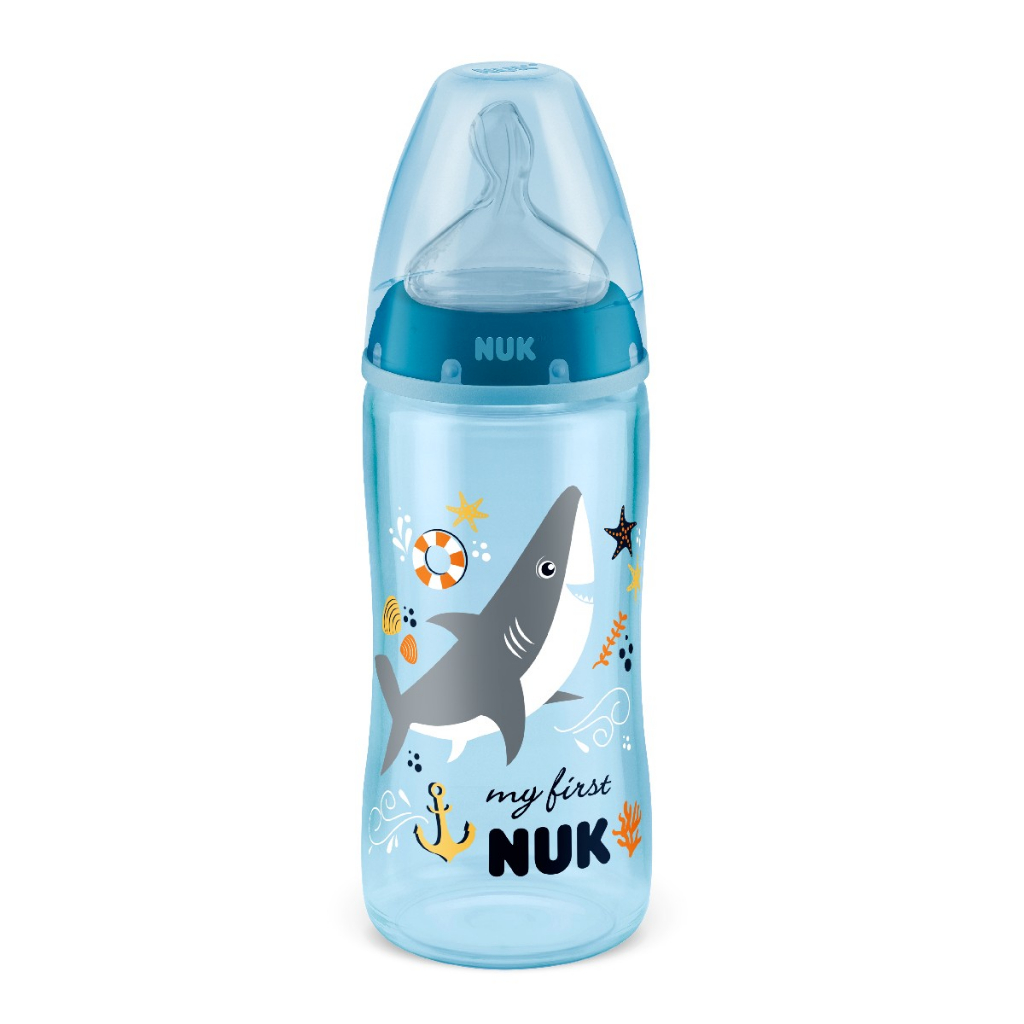 Mamadeira Anti Cólica My 1st First Choice 300ml Azul - NUK em Oferta na Shopee