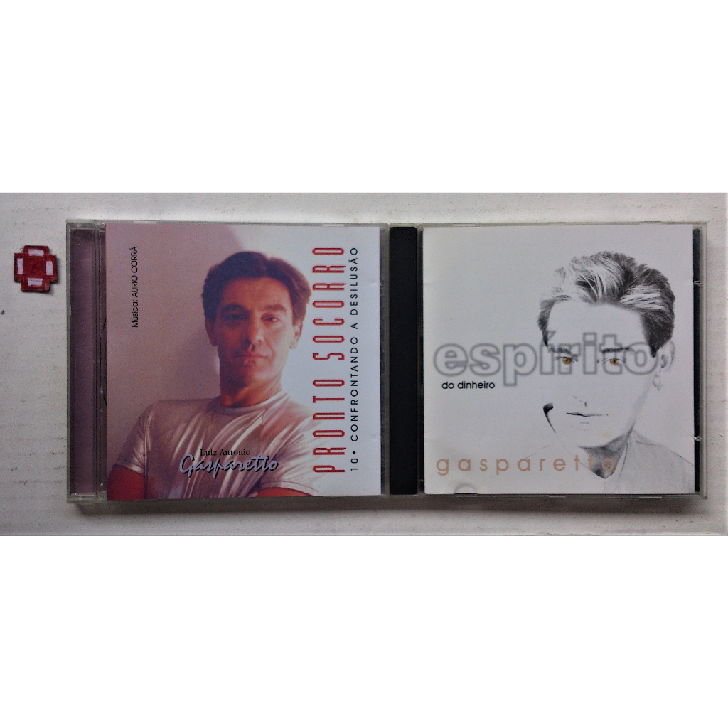 Cd Gasparetto - Pronto Socorro + Espirito do Dinheiro = São 2 Cds