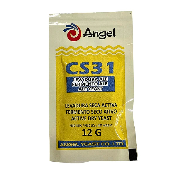 Fermento cervejeiro CS31 - Angel Yeast - pct 12gr