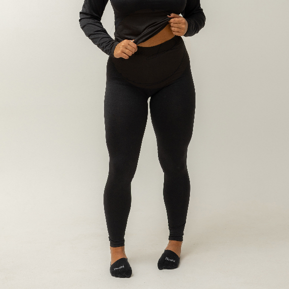 Calça Térmica Feminina Segunda Pele Esportiva com Compressão e Proteção Solar