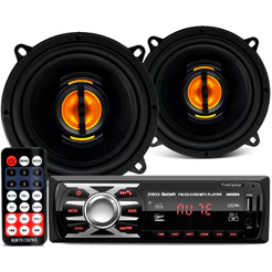 Aparelho Mp3 Com Bluetooth Radio Fm Usb + Alto Falante JbFlex 5 Polegadas 110w Rms Potencia