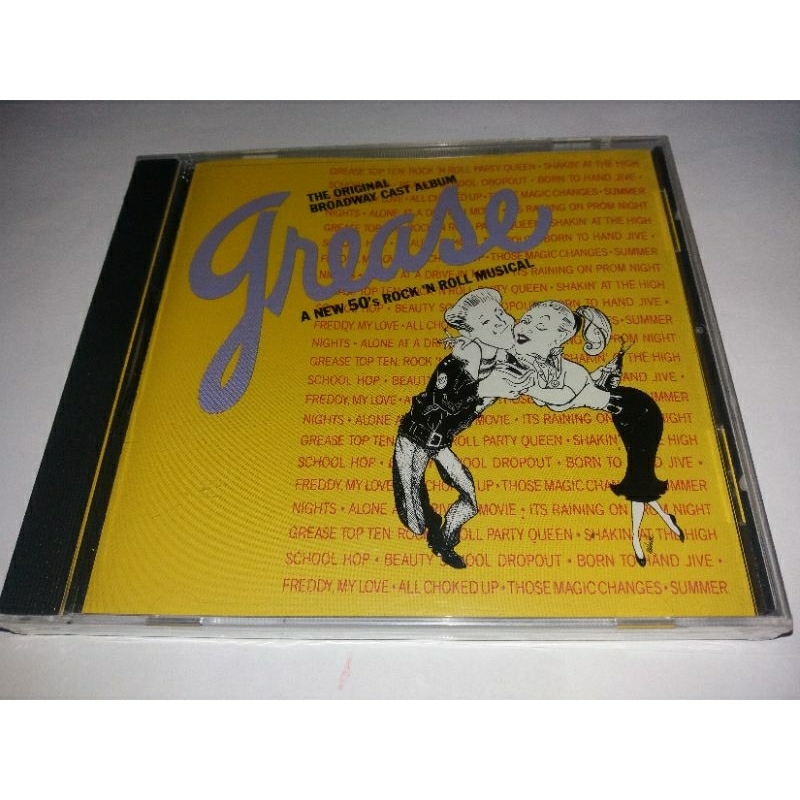 Cd - Grease - Original Broadway Cast Album - 1972 - Importado - Lacrado