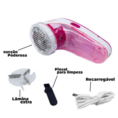 Removedor De Pelos Em Roupa Tecidos Elétrico Papa Bolinhas Sem Fio Portátil Profissional