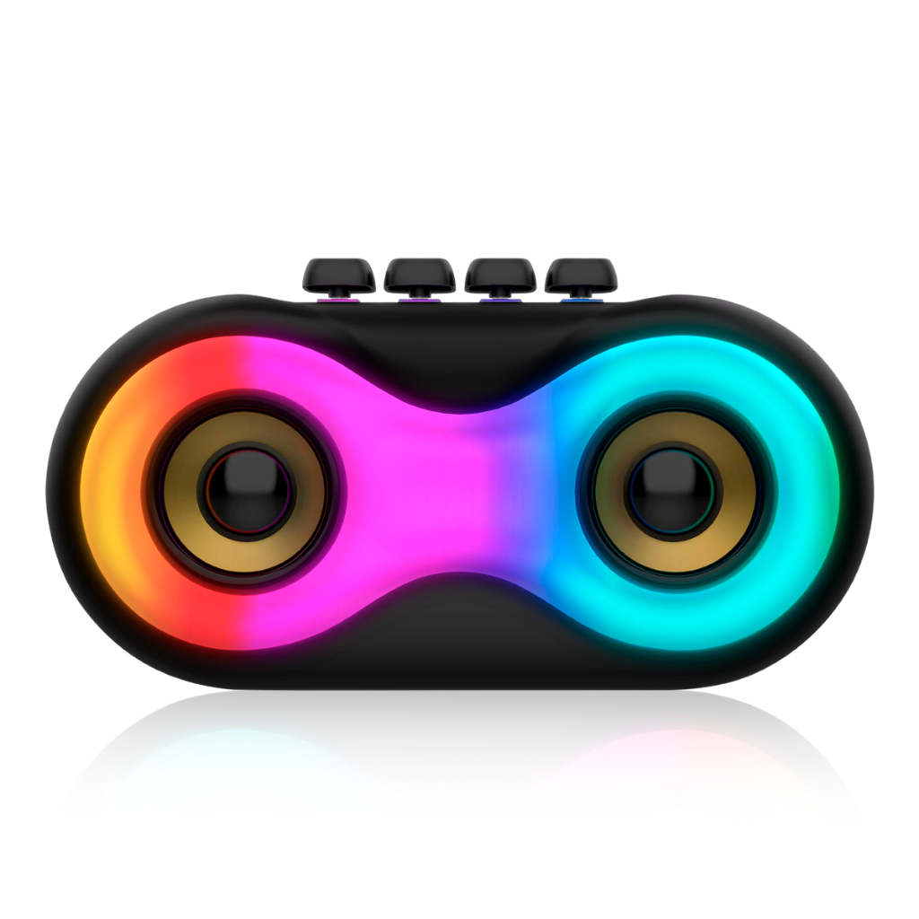 Caixa de som Bluetooth Gamer RGB portátil potente Teclas estilo Teclado Mecanico TWS Xtrad KMS-6685