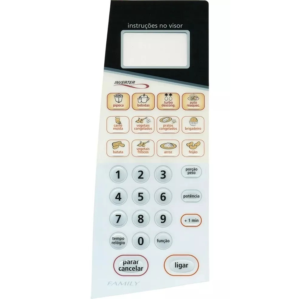 Membrana Teclado Microondas Panasonic Nn-s65 Nns65 Nns 65