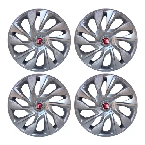 Calota de Roda Ds4 Aro 13 14 15 Fiat Siena 1997 1998 1999 2000 2001 2002 2003 2004 2005 2006 2007 2008 2009 2010 2011 2012 2013 2014 2015 2016