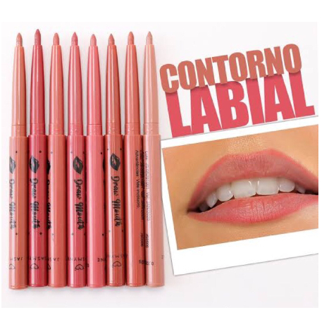 Lapis Labial Draw Mouth Contorno Lápis de Boca Retrátil - Jasmyne JS 0506 em Oferta na Shopee