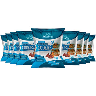 Kit 20x Biscoito de Proteína Sabor Cookies Wheyviv 45g