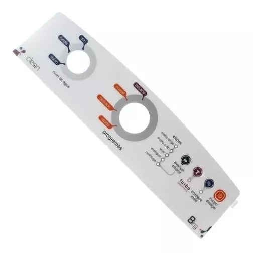 Painel Decorativo Adesivo para Lavadora Brastemp Bwb08 W10304731