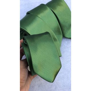 10 Gravata Slim Acetinada Verde Oliva Padrinhos Casamento