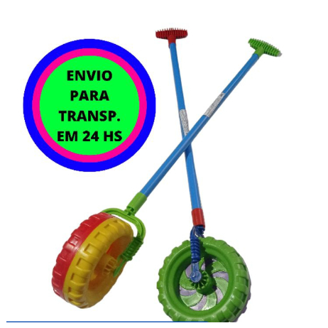 Brinquedo Gira Gira para Bebê - 62cm Brinquedo Educativo de Empurrar Divplast