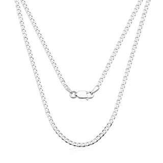 Corrente Masculina Grumet 60cm 2mm prata 925