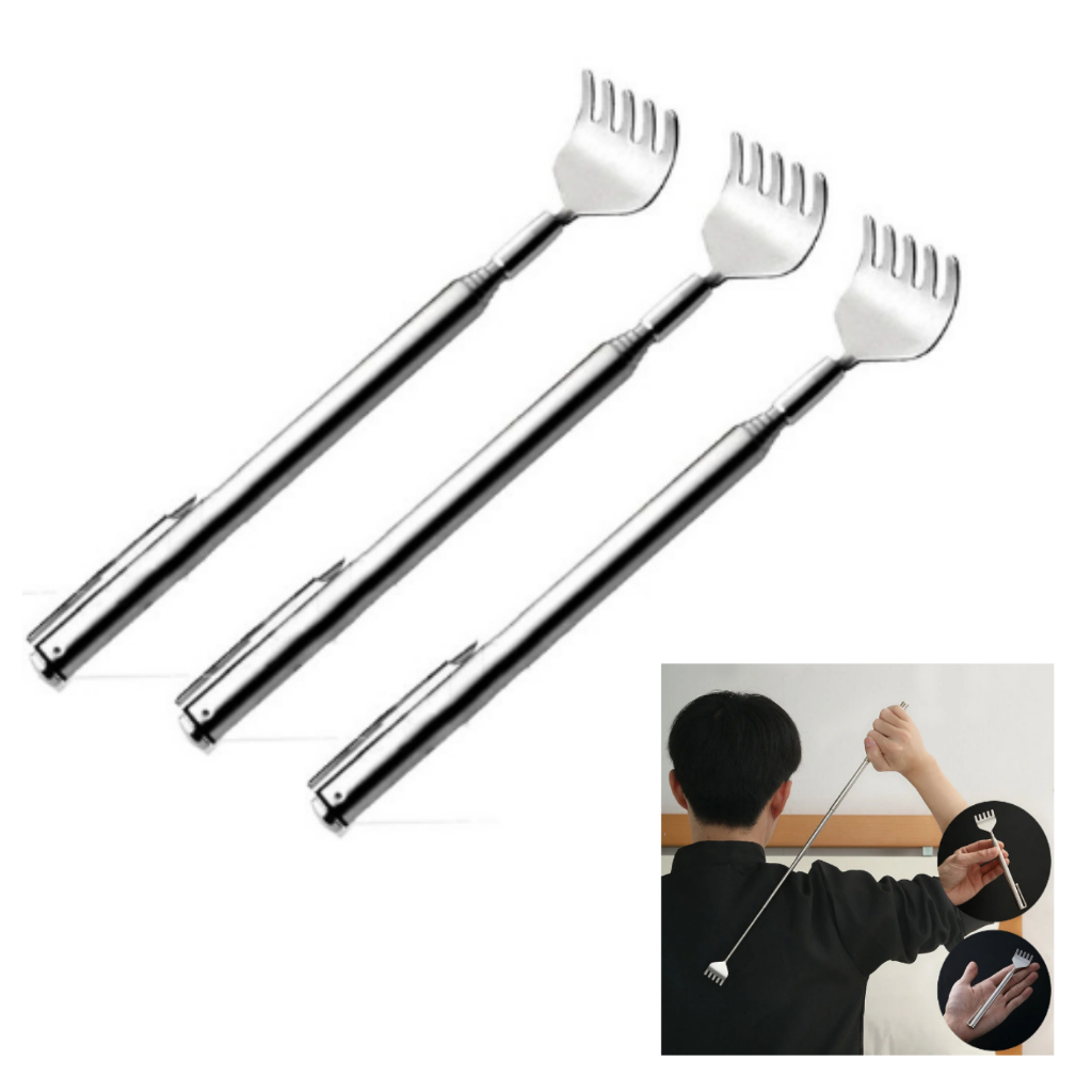 Kit com 3 Mãozinha Mão P/ Coçar Costas Coçador Massageador em Oferta na Shopee