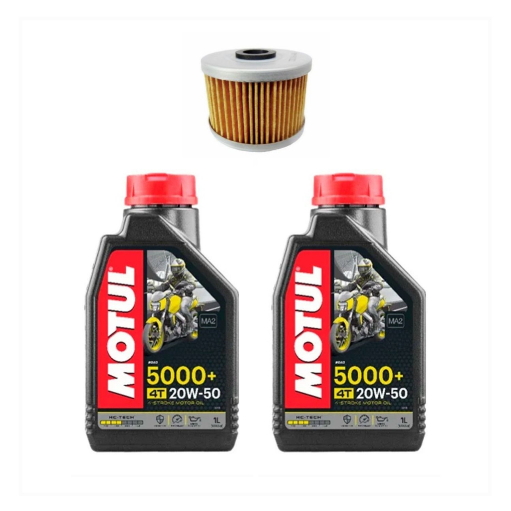 2 L Óleo Motul 5000 20w50 + Filtro Xr250 Tornado Sahara 350 em Oferta na Shopee