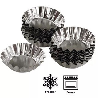 Kit Formas De Empada Crespa N°0, N⁰01 e N⁰02 - Para Empadinha Tortinha Doces em Oferta na Shopee