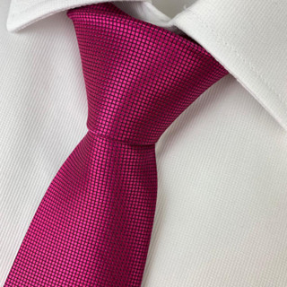 Gravata Rosa Fucsia Semi Slim Social Para Padrinhos de Casamento Noivos Congressos Debutantes e Eventos em Geral