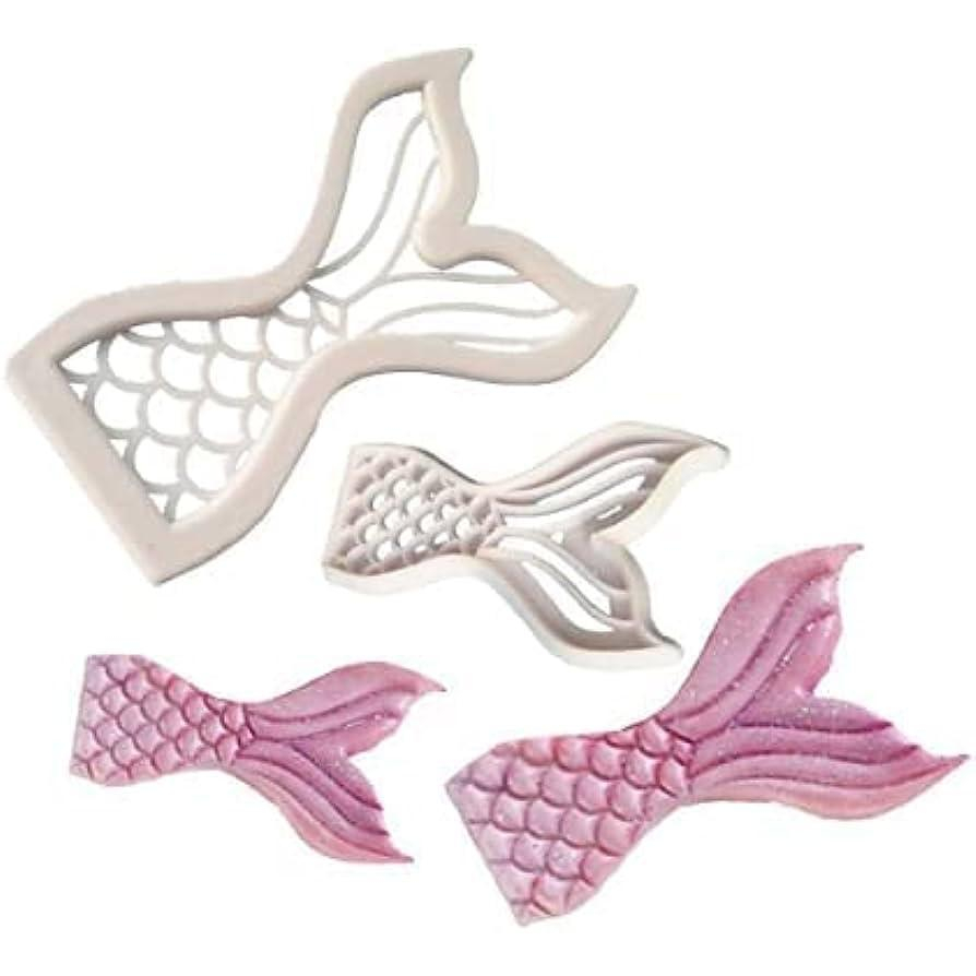 Cortador Para Confeitaria De Bolo Massa Artesanato Rabo De Sereia Profissional Para Cookies Biscuit e Pasta Americana Decoração Bolos Doces Tortas Artesanato