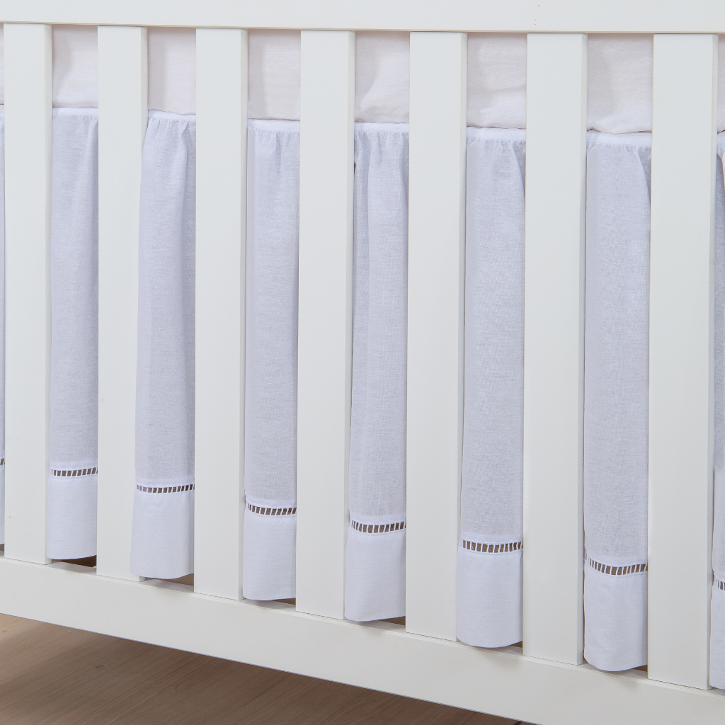 Saia Para Berço Ponto Palito 2 Lados