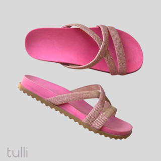 Rasteirinha Papete Birken Sandália Feminina Tiras Conforto