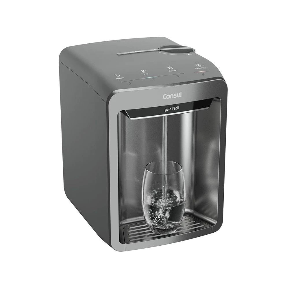 Purificador de Água Consul Refrigerado Eletrônico CPB33AF Cinza Bivolt