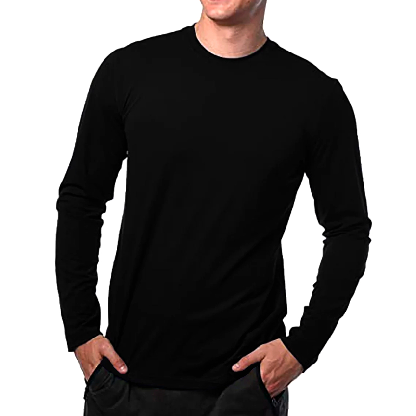 Camiseta Manga longa tradicional Manga comprida 100% Algodão