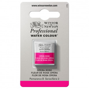 Tinta Aquarela Winsor & Newton Profissional Pastilha S2 448 Opera Rose