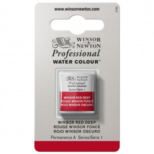 Tinta Aquarela Winsor & Newton Profissional Pastilha S1 725 Winsor Red Deep