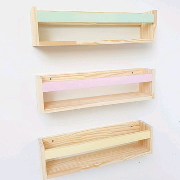 kit 3 Prateleiras Decorativa Organizador Nicho Livros Bonecas Porta Temperos