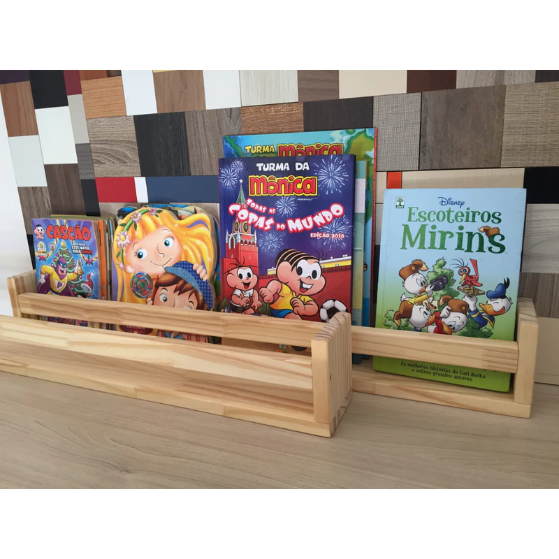 Kit 3 Prateleiras Decorativas Organizador para Livros — foto 4