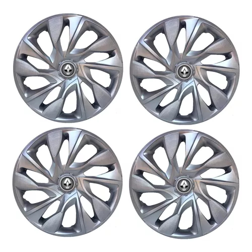 Calota de Roda Ds4 Aro 13 14 15 Renault Symbol 2009 2010 2011 2012 2013