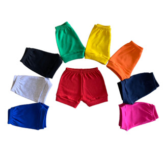Kit c/3 Shorts Bebê - 100% Algodão - Suedine