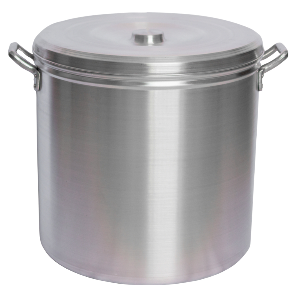 Caldeirão Hotel N50 - 98 Litros Panela De Alumínio Linha Cozinha Industrial Cervejeiro Profissional