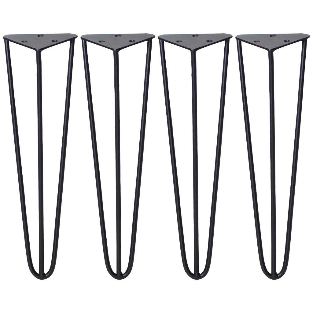 4 Pés 55cm Para Móveis Pés De Ferro Rack Puff Mesinha Hairpin Legs em Oferta na Shopee