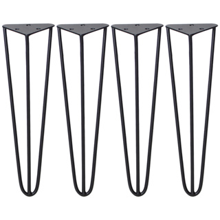 4 Pés 55cm Para Móveis Pés De Ferro Rack Puff Mesinha Hairpin Legs em Oferta na Shopee