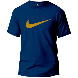Camiseta NK Grande Dourado Masculina e Feminina 100% Algodão Gola Redonda
