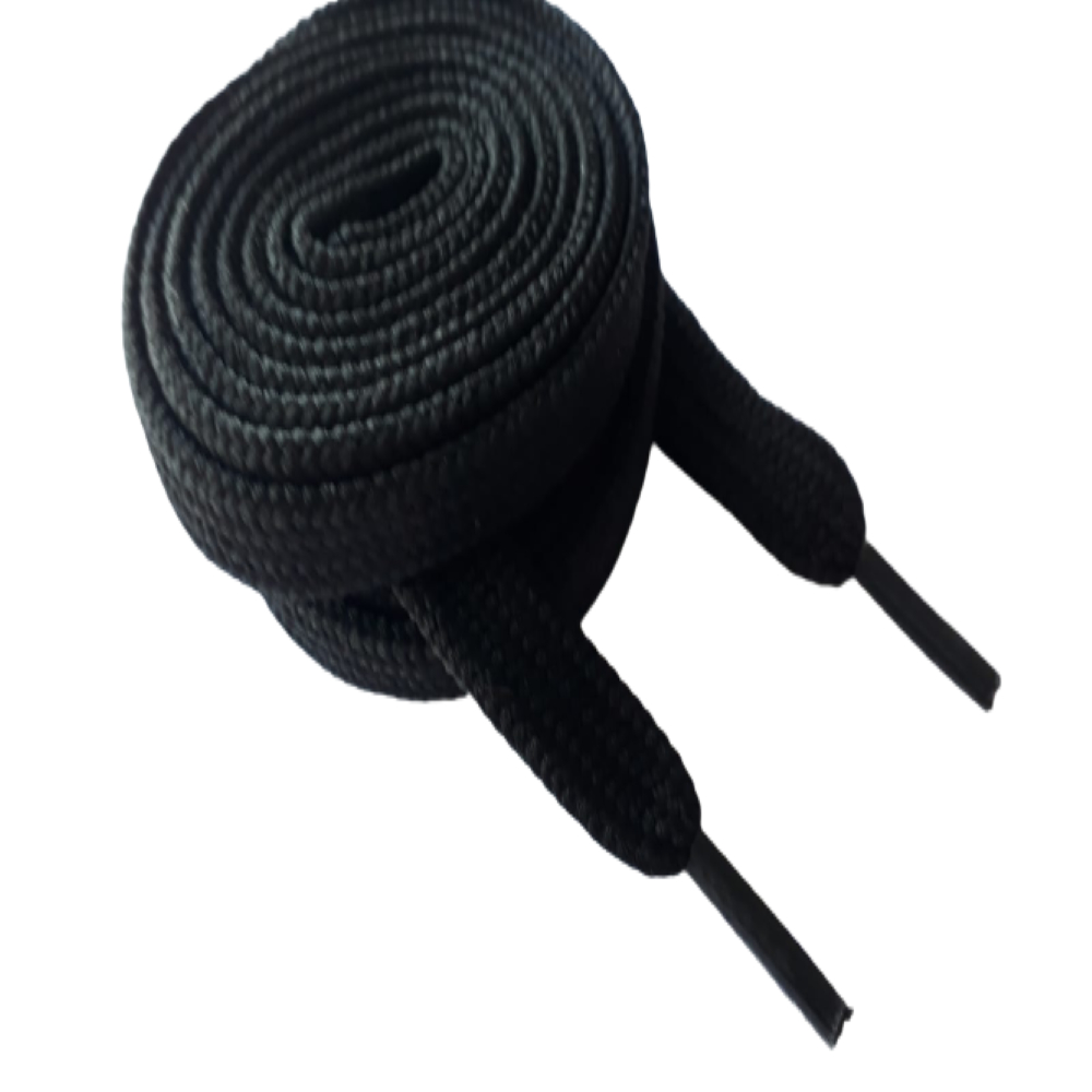 Kit 10 pares de cadarço tamanho 1,0 metro cor branco ou preto