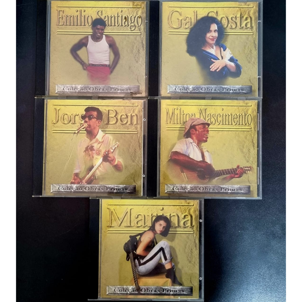 CD Coleção Obras Primas - Bethânia Elis Regina Raul Seixas Leila Pinheiro - Lote OP