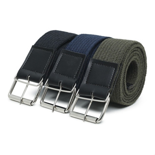 Kit 3 Cinto Masculino Lona Gorgurão Com Fivela Ajustável Plus Size Alta Qualidade. em Oferta na Shopee