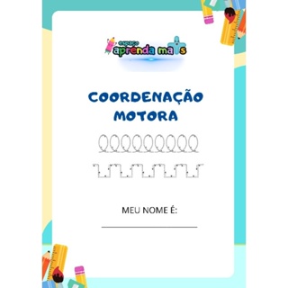CADERNO DE ATIVIDADES COORDENAÇÃO MOTORA em Oferta na Shopee