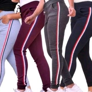 Calça Ribana Com Faixa Lateral